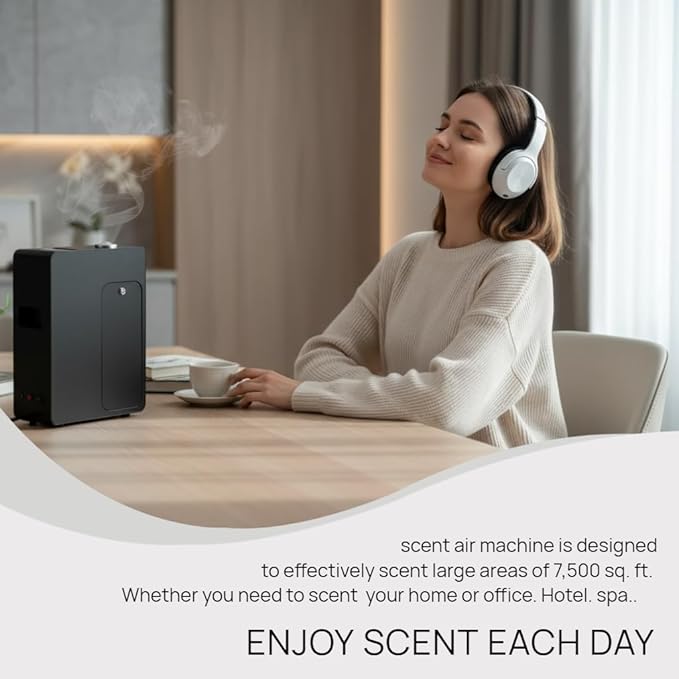 USA Ship - Kevinleo Scent Diffuser for 7500 Sq.Ft Whole House, Aromatherapy Nebulizing Waterless Diffuser for Home, Office, Large Room, HVAC Commercial Hotel Diffuser Collection | Cold Air Tech