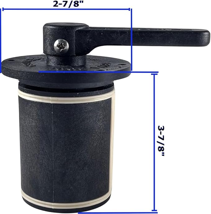RV40312KIT (Two Pack) Noryl Diverter with Cap & Handle | Direct Replacement of 073484 | Complete Assembly Compatible with V20-060 | Essential Pool Maintenance Accessory!
