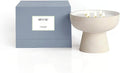 Blueme Renew Candle | Ivy & Rose | 5 Wick - Refillable Wellness Candle with Essential Oils, Hand Finished & Poured Soy Wax Blend Ceramic Vessel, Natural Cotton Wicks | Large 24 oz