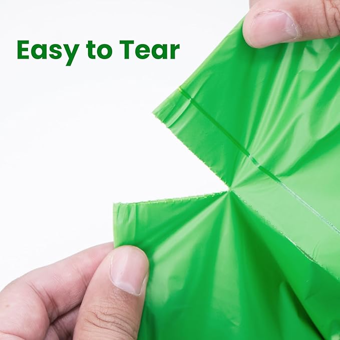 TERRACOR 3 Gallon Compostable Trash Bags, 100 Bags Compost Bags for Countertop Bin, BPI Certified and Meet The ASTM D6400 Standard