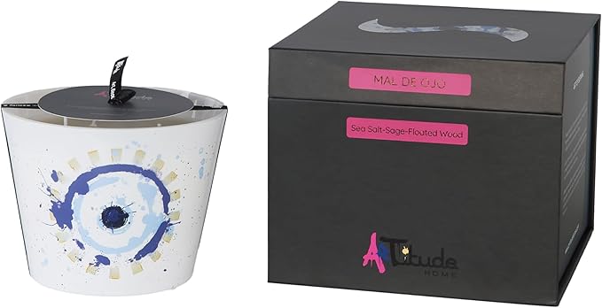 Scented Candle | Eco-Friendly Soy Blend Wax | Glass Luxury Candles | Perfect for Home Décor & Gifting | 150g | 10 cm Tall | Approx Burn Time - 80 Hours (Mal De Ojo, 10cm)
