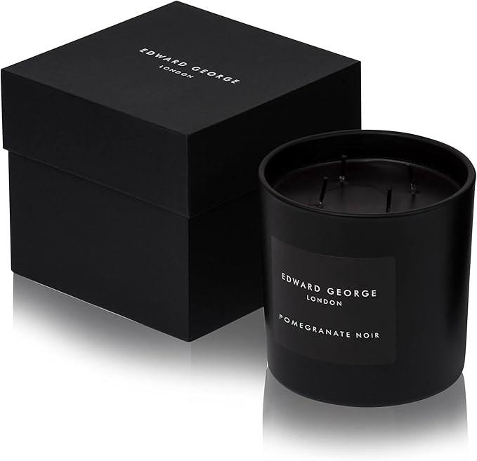 Edward George London Large Scented Candle Pomegranate Noir 27oz
