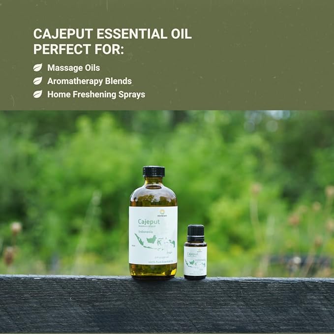 Cajeput Essential Oil (22lbs) - Direct from Central Java, Indonesia - Essential Oils for Diffusers Aromatherapy; Essential Oils for Body; Massage Oils | 100% Pure Therapeutic Grade