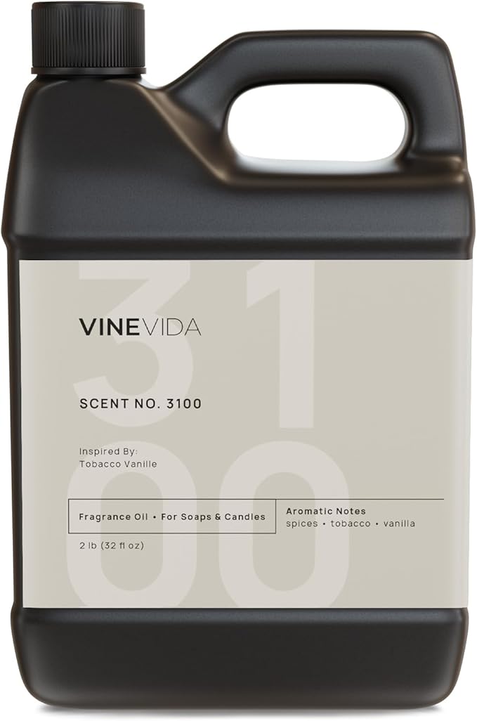 VINEVIDA [32oz] (Our Version of) Tobacco Vanille Fragrance Oil for Candle Making and Soap Making - Premium Candle Scents for Soy Candles