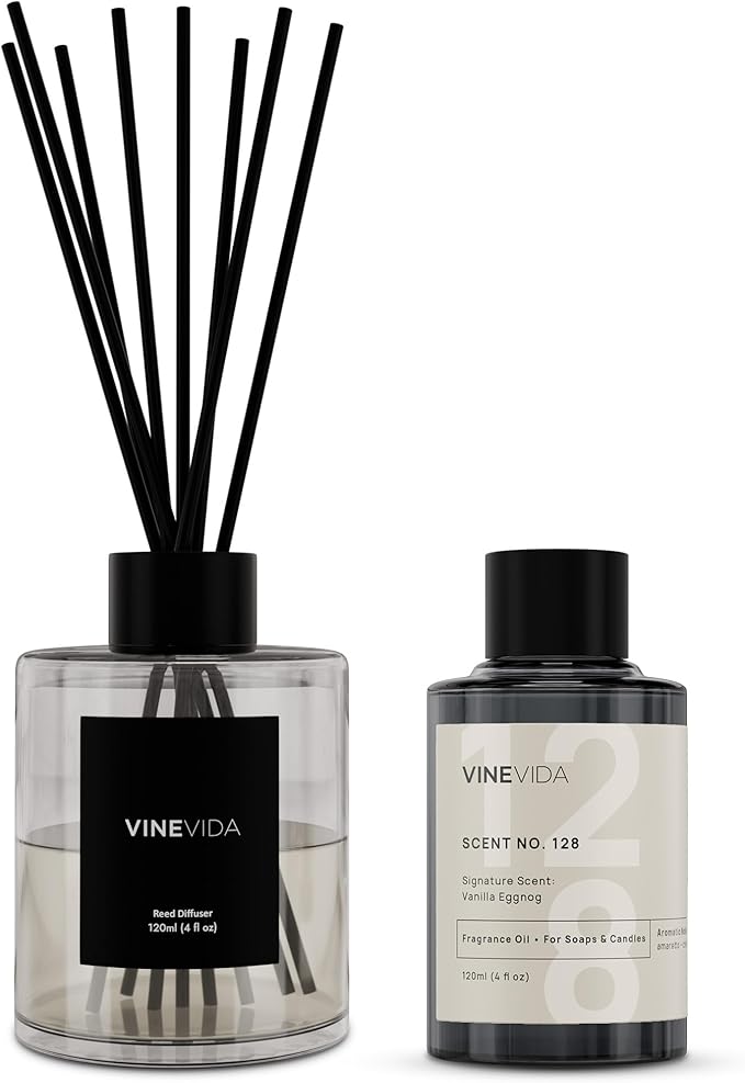 VINEVIDA NO. 128 Reed Diffuser - Vanilla Eggnog
