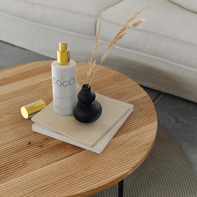 COCO by Stone 5oz All-in-One Spray (White Tea) Shake & Spray Formula for Fabric, Pillows, Interiors, Clothing, Home Fragrance Accessories, Room Perfume, Room Deodorizer, Vegan & Cruelty-Free