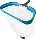 POOLWHALE Pool Net - Professional 20" Swimming Pool Leaf Skimmer Rake, Aluminum Frame Deep Nylon Bag, Ultra Fine Mesh Nets for Cleaning Leaves, Sand, Pollen, Finest Debris (No Pole)