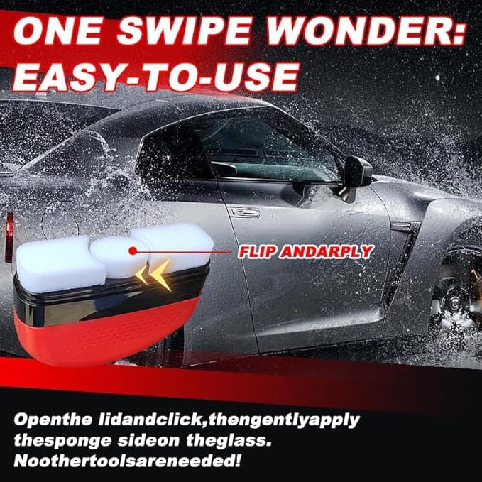 Car Windshield Water Repellent & Anti-Fog Treatment - Quick Interior & Exterior Glass Coating Kit, Rain Repellent Spray for Windows, Mirror, Paint Protection - Long-Lasting Visibility, Pack of 2