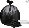 Top Knot Bags 45 Gallon Garbage Trash Bag 40X46" 1.2 Mil Black 100 Count Can Liner Bulk 40 Gallon 41 Gallon 42 Gallon 43 Gallon 44 Gallon Made in USA