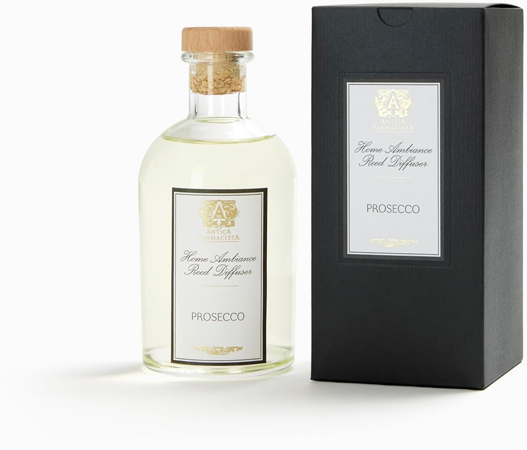 Antica Farmacista Home Ambiance Diffuser - Long-Lasting Reed Scent Diffuser - Luxury Room Freshener Gift - Prosecco, 8.45 fl oz