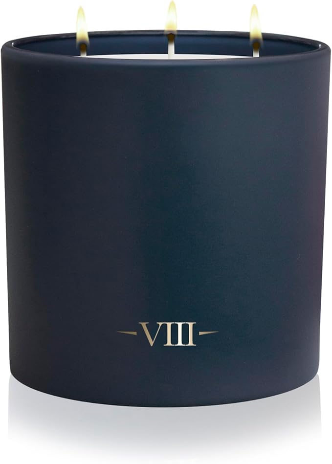 Charles Farris Luxury Scented Candle – 3 Wick, Hand-Poured, Long Lasting, Clean Burning, 640g / 22.5oz, Up to 80 Hour Burn, Made in England – Orange Blossom, Jasmine, Green Mulberry – Elizabeth