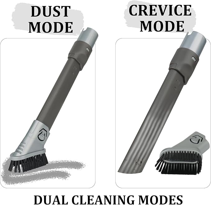 Crevice Duster Tool for Shark HV322 HV301 NV752 NV650 NV800 NV151 ZD201 LA502 AZ2001 HZ2002 Rotator/Rocket/Duoclean/APEX/Navigator Vacuum Cleaners Extended Reach Attachments Brush