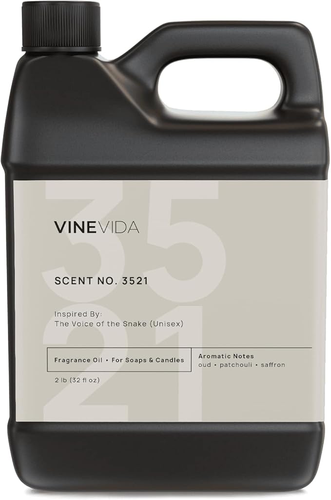VINEVIDA Scent NO. 3521 Fragrance Oil - 32oz (2lbs) - Fragrance Oil for Candle Making - Made in USA Candle Scents Scents for Soap Making