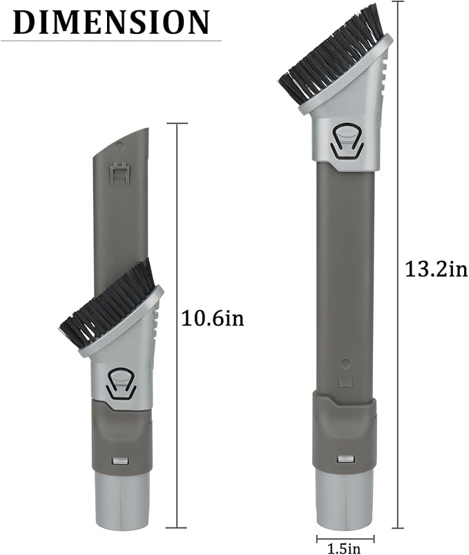 Crevice Duster Tool for Shark HV322 HV301 NV752 NV650 NV800 NV151 ZD201 LA502 AZ2001 HZ2002 Rotator/Rocket/Duoclean/APEX/Navigator Vacuum Cleaners Extended Reach Attachments Brush