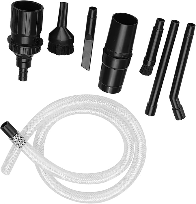 Gsycle 9PCS Mini Micro Cleaning Tool Set, Car Detail Vacuum Attachment Kit Universal Vacuum Cleaner Attachments Crevice Tool for Home, Car