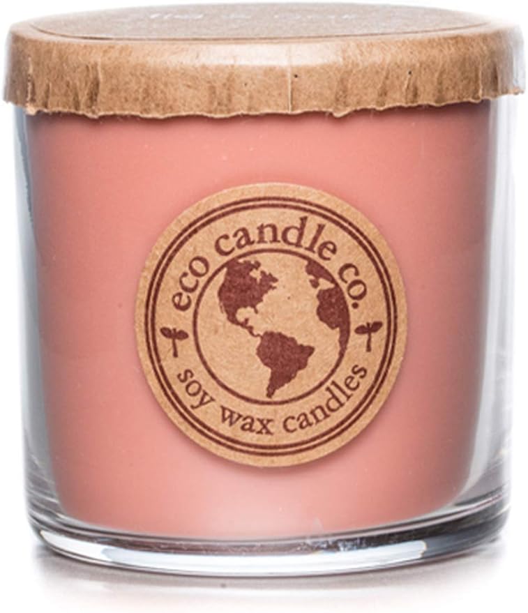 Eco Candle Co. Recycled Candle, Fig & Oak, 6 oz. - Scents of Figs, Cranberries, Leather, & Musk - 100% Soy Wax, No Lead, Kraft Paper Label & Lid, Hand Poured, Made from Midwest Grown Soybeans