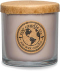 ECO CANDLE CO. Recycled Candle, Bonfire, 6 oz. - Scents of Smoldering Wood, Smoke, & Incense - 100% Soy Wax, No Lead, Kraft Paper Label & Lid, Hand Poured, Phthalate Free, Midwest Grown Soybeans