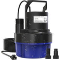 Submersible Sump Pump, 1HP 3200GPH Portable Water Pump Clean Dirty Water, Utility Pump with 25 FT Cord for Swimming Pool, Boats, Garden, Basement, Flood, Ponds