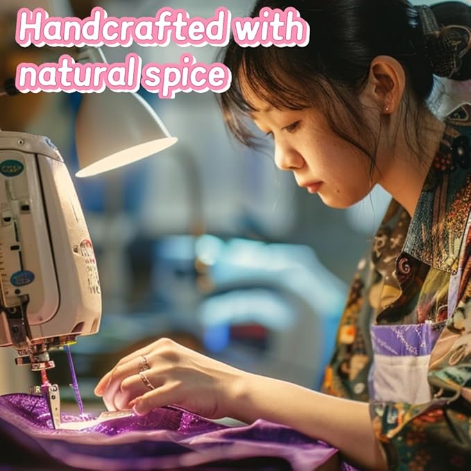 AUCUDA 4pcs Sachet Bags Apple Cinnamon Scented for Drawers and Closets, Potpourri Packets for Women Outfit, Spring Red Fragrance Pillow for Bedroom Indoor, Fresheners for Wedding