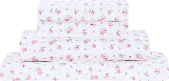 Modern Threads Silky Soft Microfiber and Wrinkle Free Sheets - Luxurious Microfiber Bed Sheets Includes Flat Sheet, Fitted Sheet with Deep Pockets, & Pillowcases Ivory, King