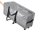 BALEINE 9 ft Rolling Christmas Tree Storage Bag, 3 Swivel Wheels for Easy Moving, Heavy Duty Extra Large Artificial Christmas Tree Bag with Reinforced Carry Handles and Fixed Buckle (Grey)