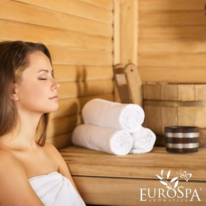 EuroSpa Aromatics Pure Eucalyptus Oil ShowerMist and Steam Room Spray, All-Natural Premium Aromatherapy Essential Oils - Mint Infused, 2oz