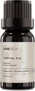 VINEVIDA Scent NO. 3114 Fragrance Oil - 10mL - Inspired by: Mandarino di Amalfi Fragrance Oil for Candle Making - Made in USA Candle Scents Scents for Soap Making