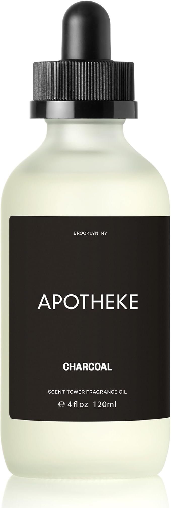 Apotheke Scent Tower Aromatherapy Diffuser Fragrance Refill, Charcoal (120 ml) - Long-Lasting Perfume-Grade Essential Oil for Clean & Fresh Home, Office, Hotel & Large Rooms