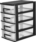Desktop Storage 4 Drawer Mini Desktop Drawers Plastic Drawer Organizer Storage Container Drawers Cosmetic Makeup Organizer