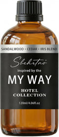 My Way Diffuser Oil – Luxury Hotel Collection, Inspired by Five-Star Resort Scents – Sandalwood, Cedar & Iris (4 Fl Oz (Pack of 1))