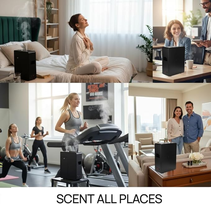 USA Ship - Kevinleo Scent Diffuser for 7500 Sq.Ft Whole House, Aromatherapy Nebulizing Waterless Diffuser for Home, Office, Large Room, HVAC Commercial Hotel Diffuser Collection | Cold Air Tech