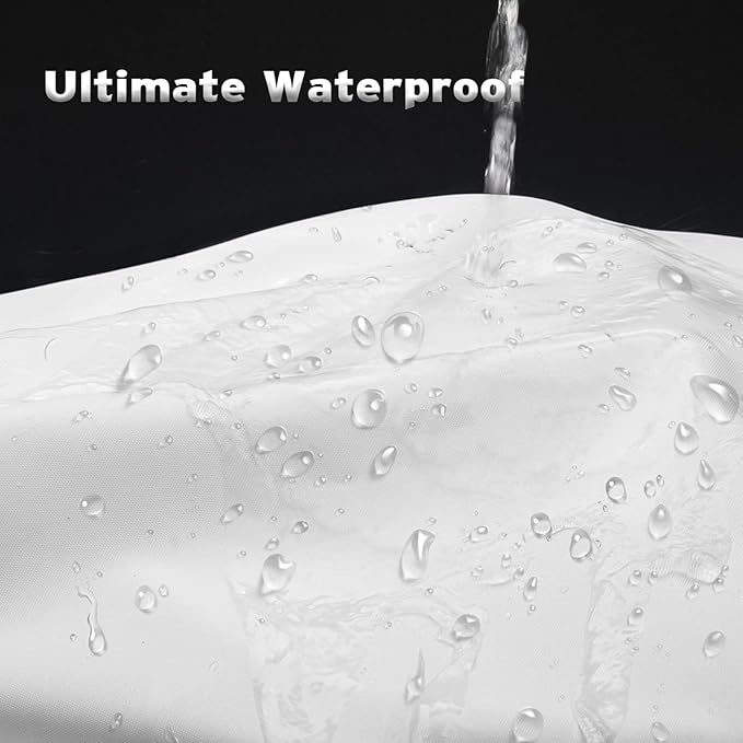 Titanker Small Stall Shower Curtain Liner Washable, 48x72 Inches, White Fabric Stall Shower Liner with 2 Magnets, Waterproof RV Shower Liner Soft Lightweight Polyester, White