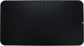 MicoYang Silicone Dish Drying Mat for Multiple Usage,Easy clean,Eco-friendly,Heat-resistant Silicone Mat for Kitchen Counter or Sink,Refrigerator or Drawer Liner Black 4XL 32 inches x 18 inches