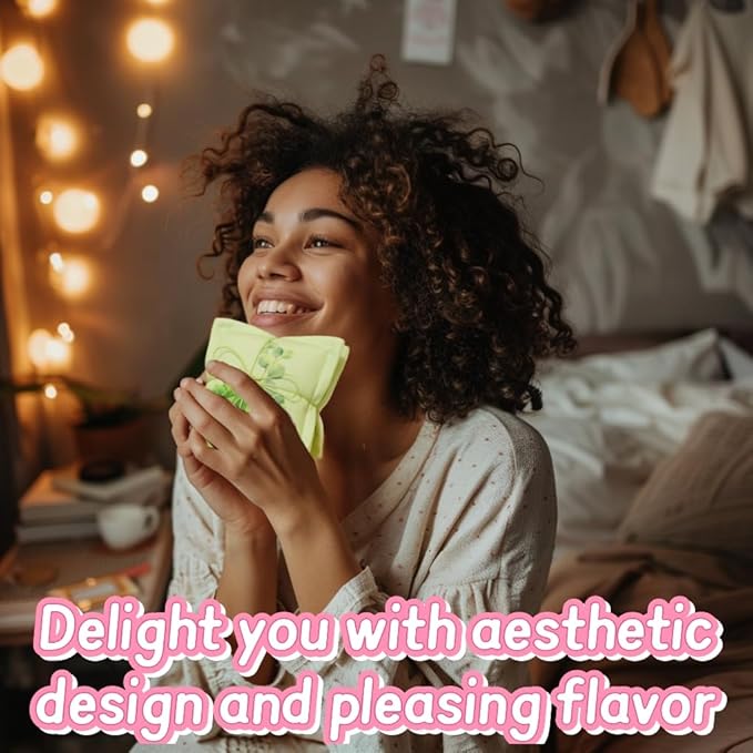 AUCUDA 4 Packs Mint Scented Sachet Bags for Drawers and Closets, Potpourri Packets for Women Clothes, Handcraft Wedding Fragrance Mesh Pillow Summer, Bedroom Indoor Organza Fresheners Dried.