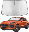 EcoNour Windshield Sun Shade Compatible for Porsche Macan 2014–2026 | Custom Fit Luxury SUV Front Window Sunshade | Foldable Heat & UV Reflective Sun Visor