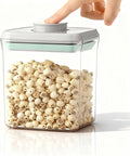 Cozey Daily Airtight Food Storage Container Pop Containers With Lids, Bpa Free for Spaghetti Cereal Flour Rice Kitchen Organizer (rectangle 1250ml / 1.25qt)
