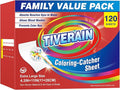 120 Counts Coloring-Catcher Sheet for Laundry,Color Grabbers Laundry Sheet,Allow Mixed Washes and Prevents Color Runs,Fragrance Free Color Absorber Sheets for Washer No Fluorescent Agent