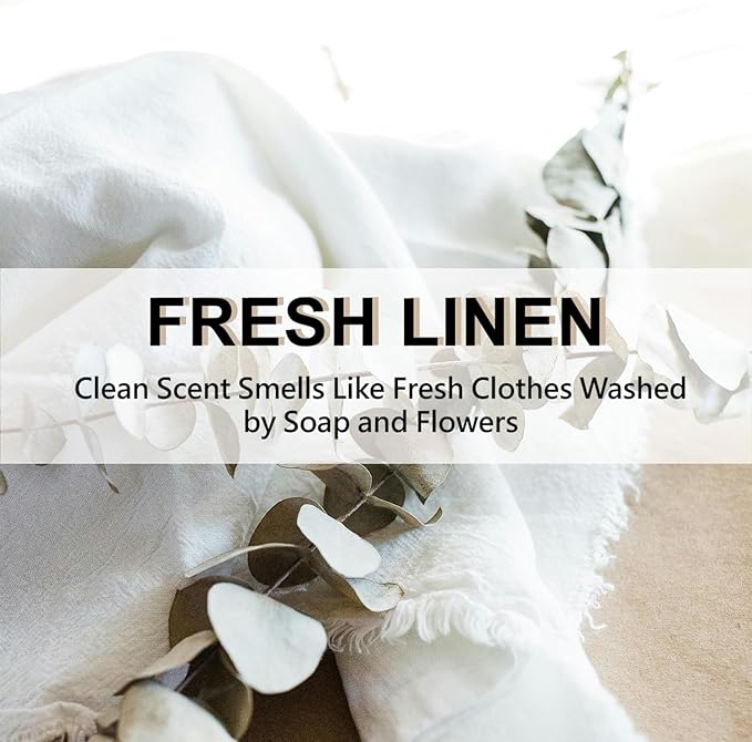 ROSE COTTAGE Large 12 Packs Fresh Linen Hanging Closet Deodorizer Air Freshener Long Lasting Scented Sachets Smell Goods for House