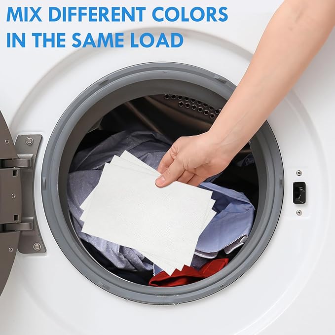 Beieverluck 600 Count Color Catchers Sheets for Laundry Dye Catcher to Prevent Color Runs or Bleeds