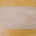 MicoYang Silicone Dish Drying Mat for Multiple Usage,Easy clean,Eco-friendly,Heat-resistant Silicone Mat for Kitchen Counter or Sink,Refrigerator or Drawer Liner Translucent 3XL 28 inches x 18 inches
