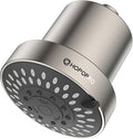 Filtered Shower Head with 5 Modes, HOPOPRO High Pressure Showerhead with Filter, 2-In-1 Fixed Showerhead Filter for Hard Water, Remove 99% Chlorine, Improves Skin Hair Condition (4 Inch BN)