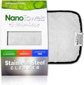 Nano Towels Stainless Steel Cleaner | The Amazing Chemical Free Stainless Steel Cleaning Reusable Wipe Cloth | Kid & Pet Safe | 7x16 (1 pc)