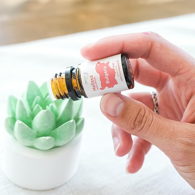 Melissa Essential Oil - Direct from Bulgarian Essential Oils in Bulgaria - Pure Essential Oil for Diffusers and Aromatherapy | 100% Pure Therapeutic Grade (2LBS)