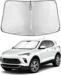 EcoNour Windshield Sunshade for Buick Encore 2020–2026 | Custom Fit Front Window Sun Shade | Blocks Harmful UV Rays & Reduces Heat | Foldable Sun Visor with Storage Pouch
