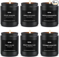 6 Pack Candles for Home Scented, Aromatherapy Candles Gifts Set for Men Candles Set, 42 oz 300 Hour Long Lasting Candles, Gifts for Mens Birthday Christmas Thanksgiving Anniversary Present