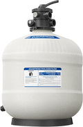 Aquastrong Sand Filter System with 6-Way Valve, Top-Mount Valve Pool Sand Filter, 26in Pool Filter Fits all Inground Pools Up to 42000 Gallons