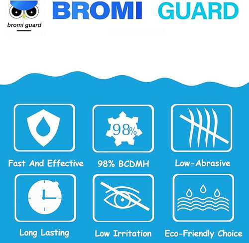 1 Inch 2.5Lbs Bromine Tablet Sanitizer for Spas, Hot Tubs, or Swimming Pools - Pre-Stabilized, Low Odor, Chlorine Alternative