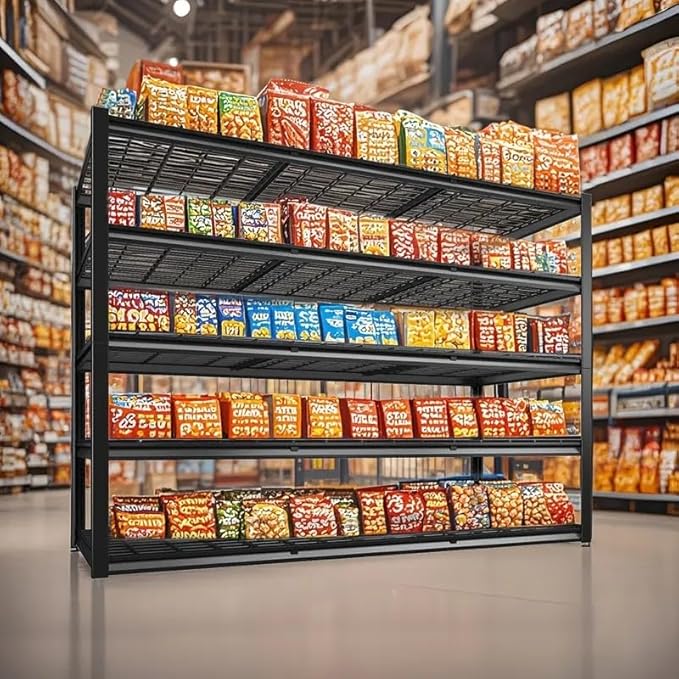 CXDMB Garage Shelving, Heavy Duty Storage Shelves Metal Shelf Unit Adjustable Industrial Storage Racks for Shop,Warehouse,Basement (5T 84 * 55 * 24, 5)