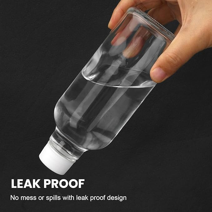 Hethyo Glass Spray Bottles 12oz Empty Spray Bottle Mist/Stream Spraying Small Refillable Containers for Hair Care, Cleaning Solutions, Plants, Essential Oils 2 Pack (Clear, 12oz)
