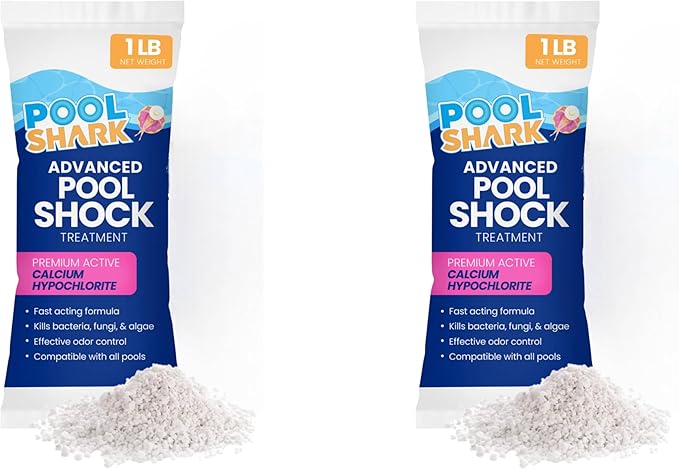Chlorine Granules Swimming Pool Shock 2lbs Bucket Pool Chlorine for Inground and Above Ground Pool Treatment Saltwater (2lbs)
